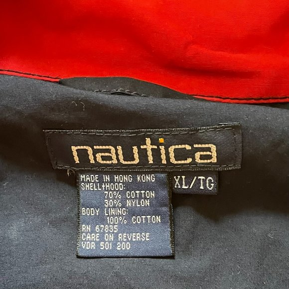 NWT Vtg 90’s NAUTICA Mens Jacket Sailing Gear Windbreaker Cape Cod Topsail Sz XL - Picture 9 of 14